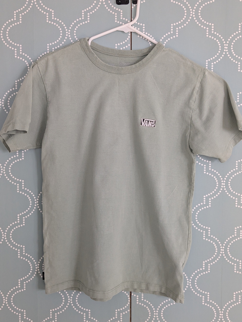 Vans Sage Green Short Sleeve Logo Tee